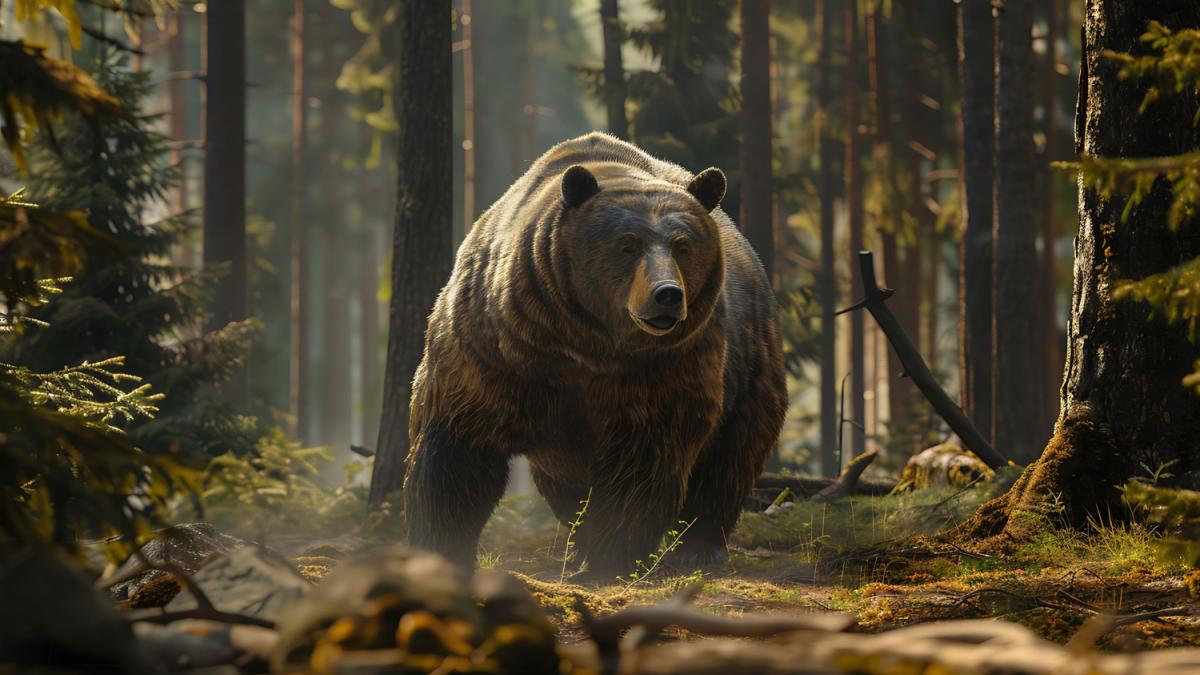 Дикий медведь