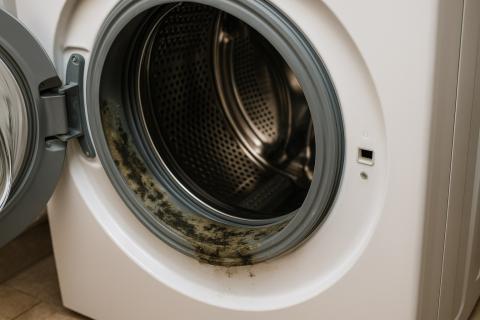 Сильная вибрация стиральной машины может быть из-за дисбаланса или амортизаторов