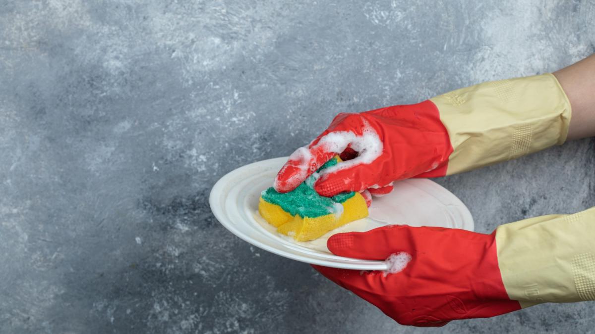 Губка для мытья посуды Губка для мытья посуды