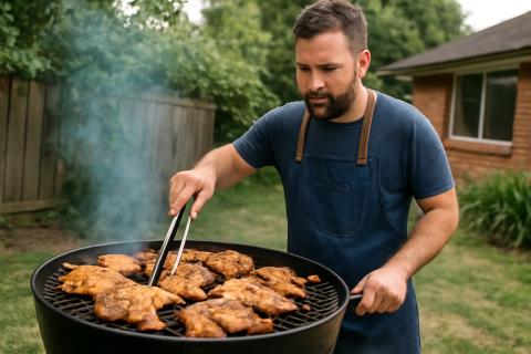 Мелисса Хомер предупредила: скопление жира в поддоне гриля повышает риск возгорания Мелисса Хомер предупредила: скопление жира в поддоне гриля повышает риск возгорания