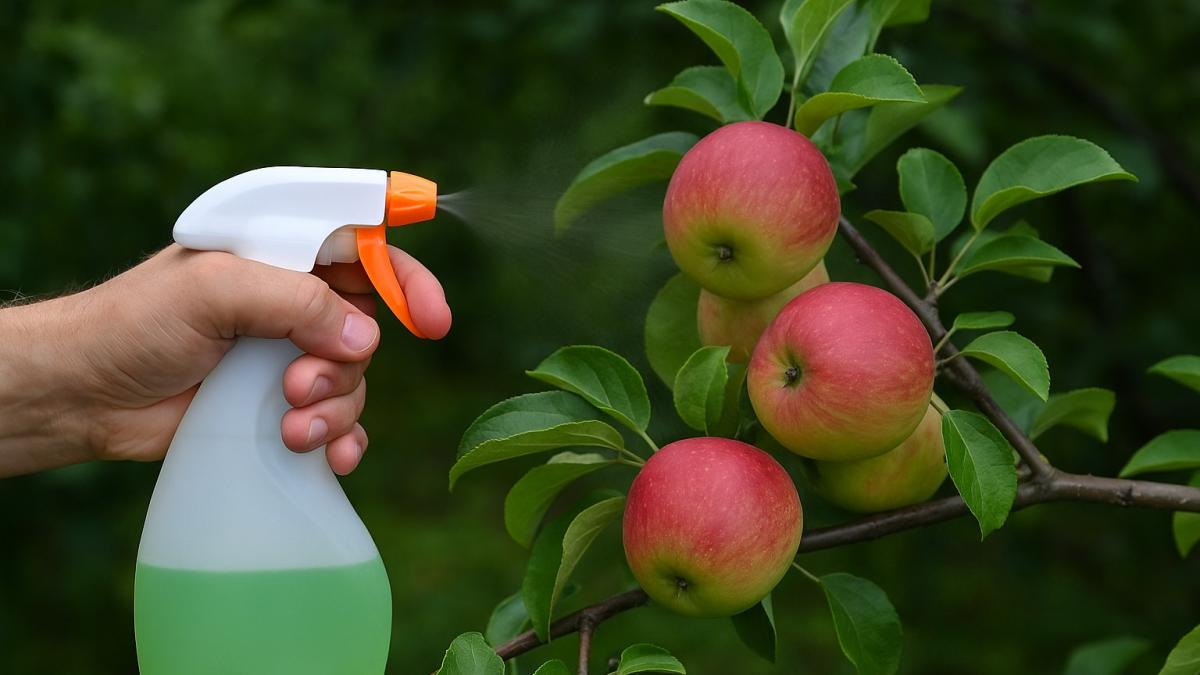 Опрыскивание яблок от гнили
