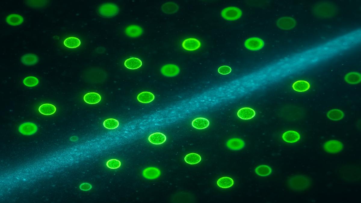 Prochlorococcus под микроскопом