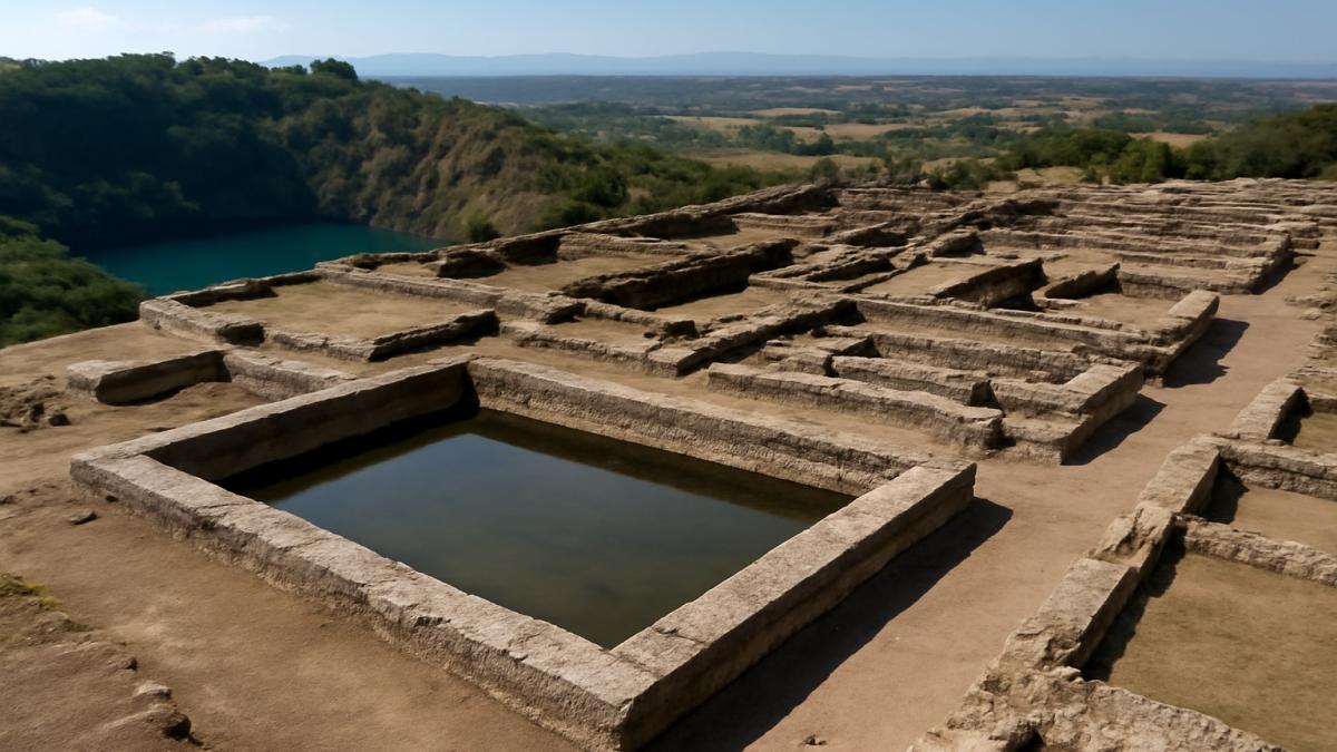Археологические раскопки древнего города