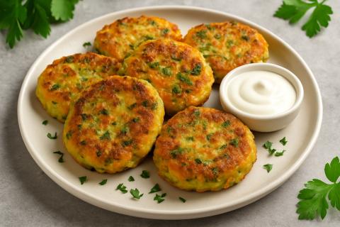 Овощные котлеты из кабачков и картофеля подходят для постного и вегетарианского меню