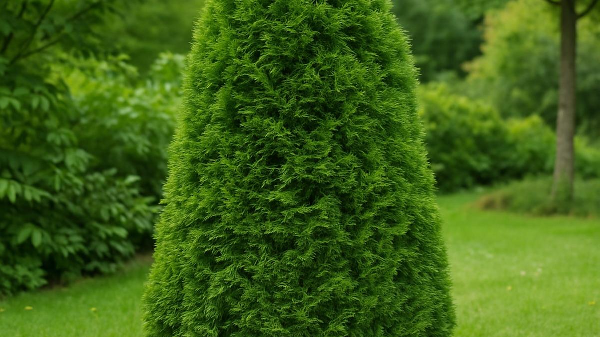 Туя в саду