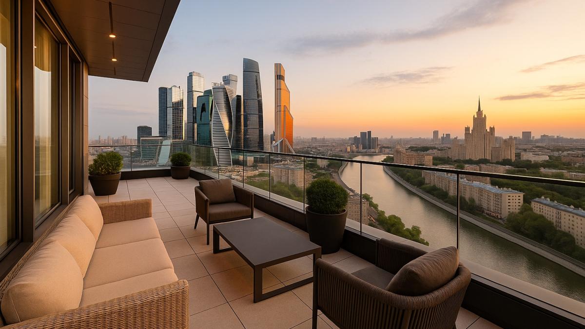 Пентхаус с террасой в Москве Пентхаус с террасой в Москве