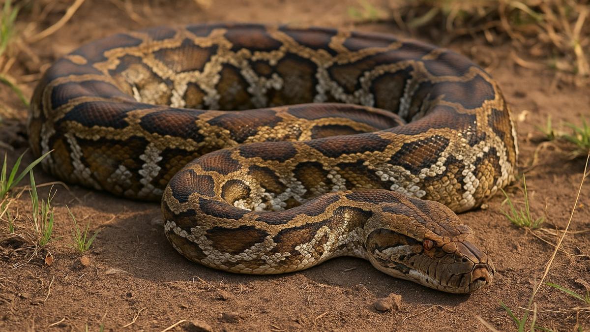 Африканский скальный питон