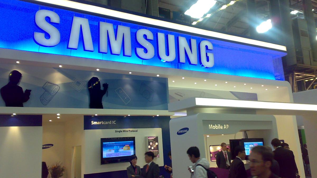 Samsung Electronics stand at GSMA Barcelona 20080211