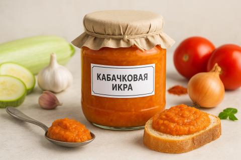 Как приготовить домашнюю кабачковую икру с чесноком и томатной пастой