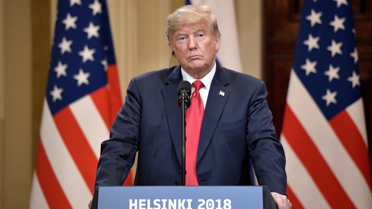 Дональд Трамп в 2018 году Дональд Трамп в 2018 году