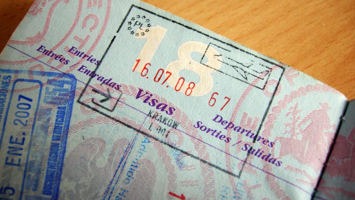 Штамп в польском паспорте Штамп в польском паспорте