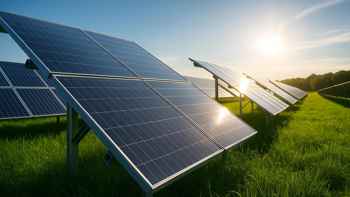 Современная солнечная ферма нового поколения