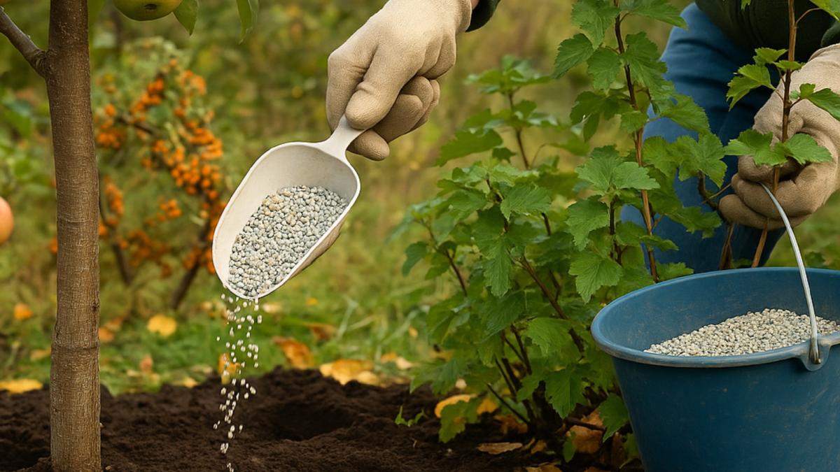 Осенняя подкормка деревьев