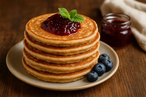 Кефир и сода создают пышную структуру оладий — кулинары