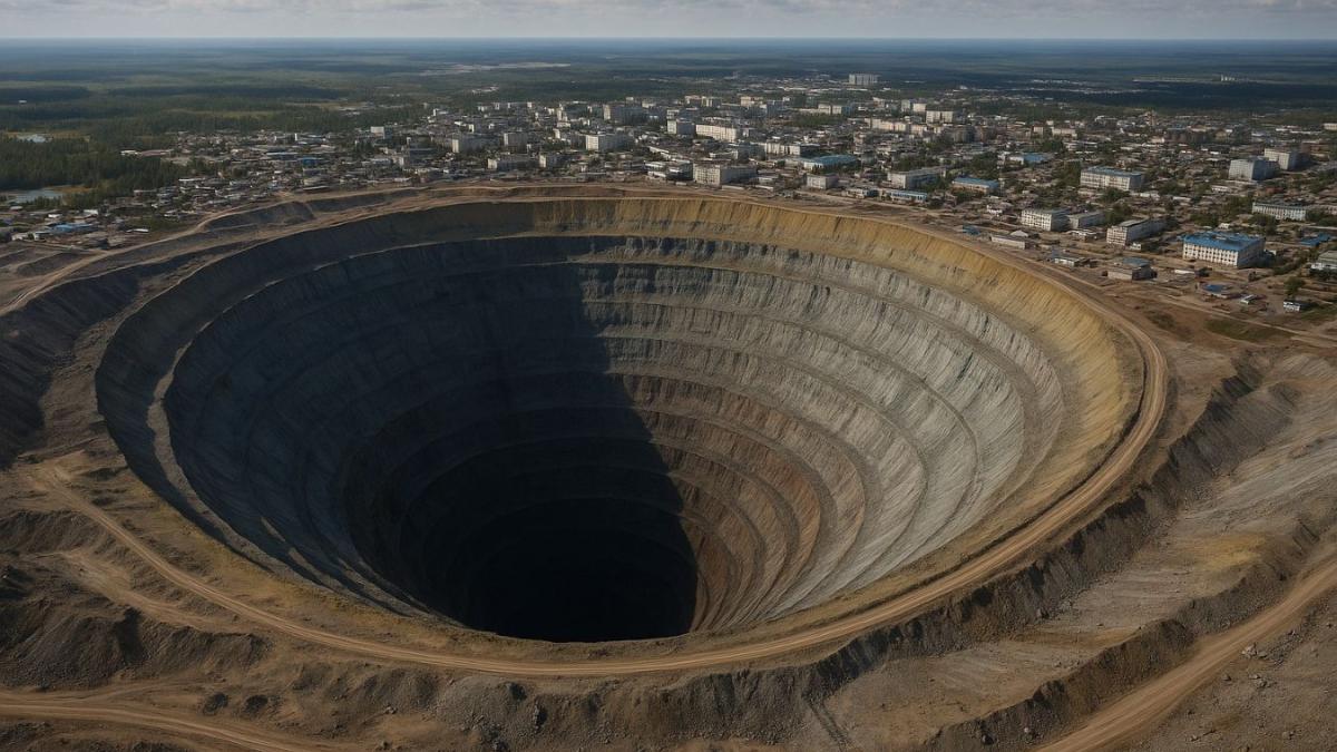 Алмазный карьер Мир