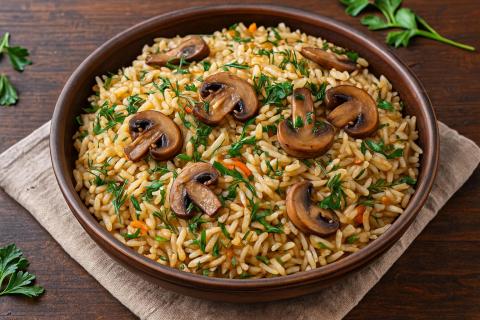 Плов со свининой на костре в казане готовится с рассыпчатым рисом и хрустящим мясом