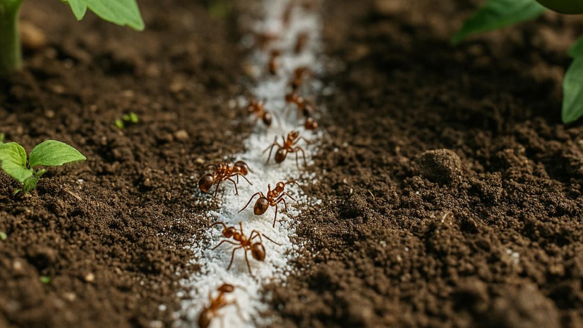 Борьба с муравьями на грядках