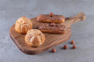 Несладкие профитроли с овощами сохраняют форму и вкус после охлаждения и наполнения