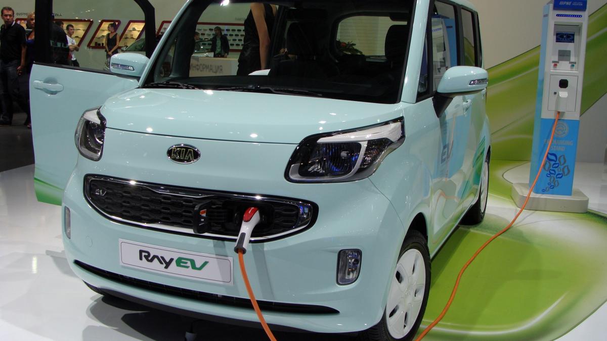 KIA Ray EV on MIAS 2012 KIA Ray EV on MIAS 2012