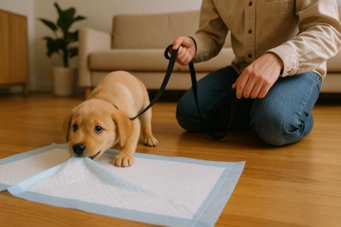 Щенки писаются от страха перед незнакомцами — кинолог