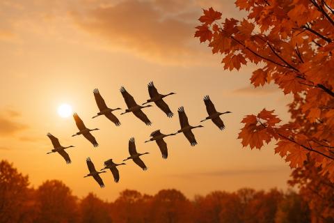 Стаи грачей из северных регионов прибыли в Астраханскую область — орнитологи