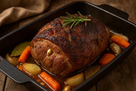 Мясная гармошка в духовке с маринадом из киви получается сочной и нежной Мясная гармошка в духовке с маринадом из киви получается сочной и нежной