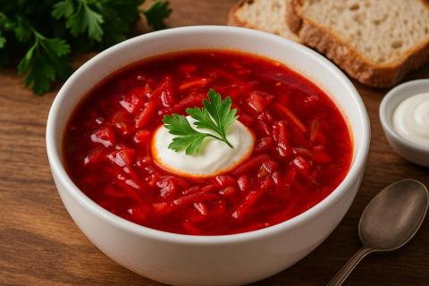 Свёкла теряет цвет в борще из-за вываривания пигментов при кипячении — повара