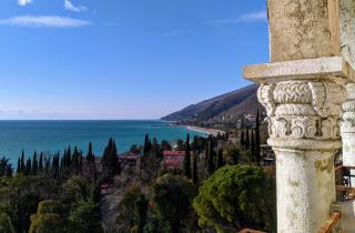 Пересечение границы с Абхазией на поезде занимает около часа без выхода из купе — туристы