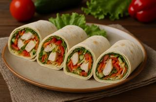 Тонкий лаваш с начинкой из грибов и сыра подходит для праздничного стола — повар