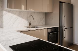 Кухня без ручек требует дополнительного ухода — дизайнеры