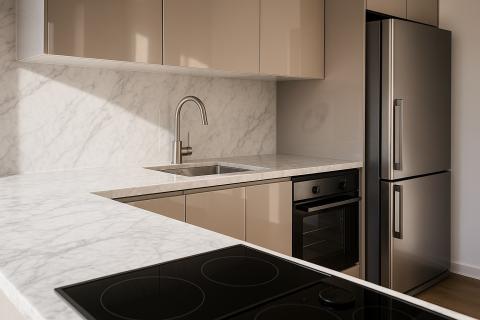 Кухня без ручек требует дополнительного ухода — дизайнеры