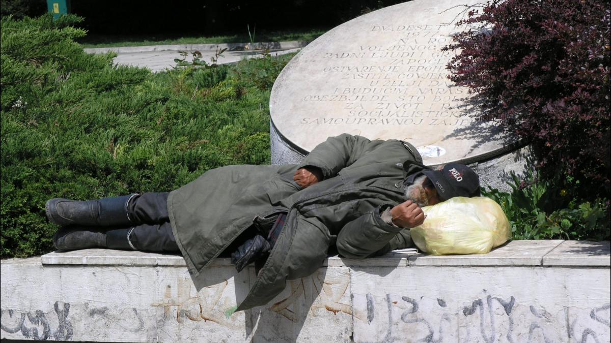 Homeless in Sarajevo BiH