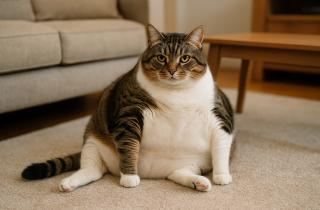 Кошка ездит на попе из-за проблем со здоровьем — ветеринар