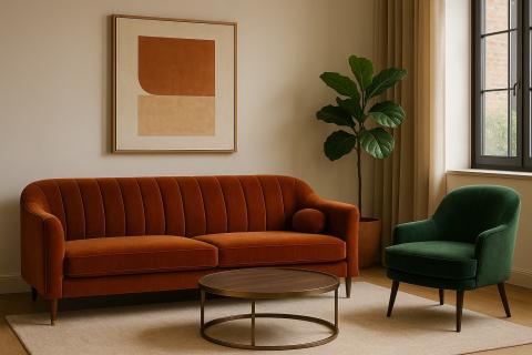 Бархатный интерьер