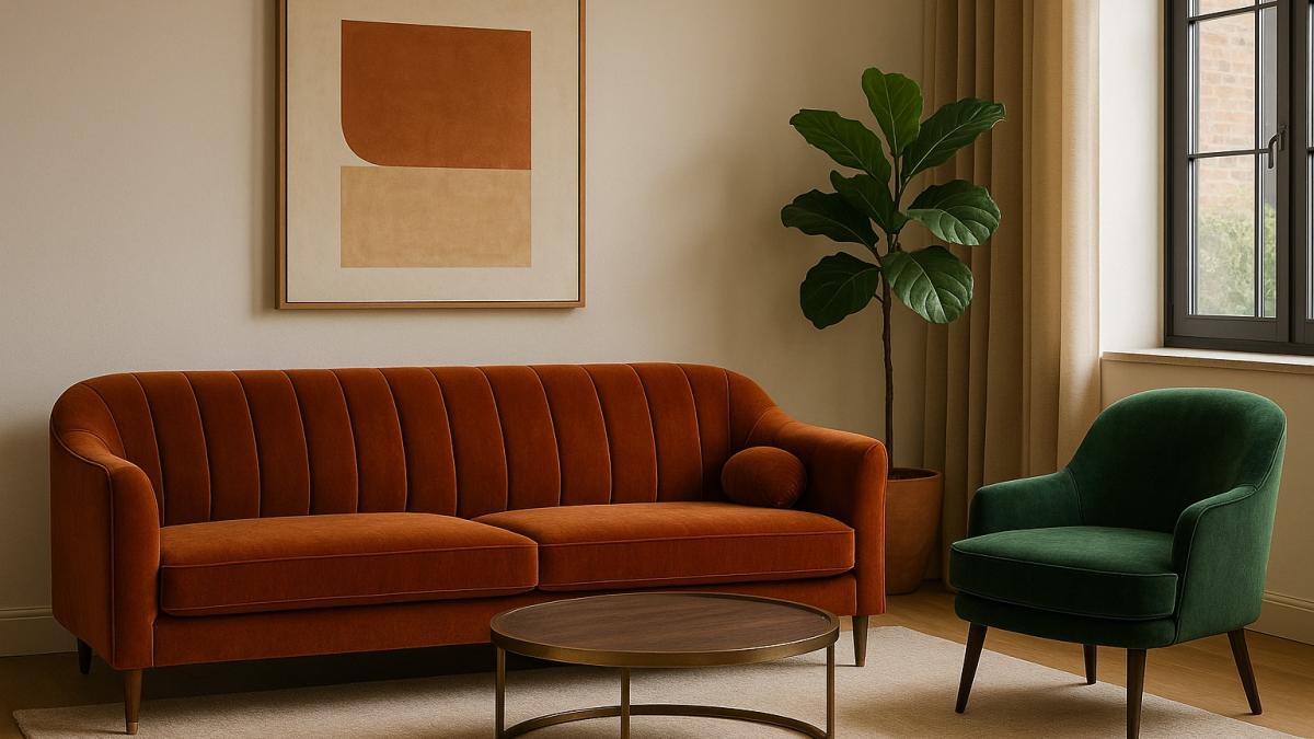 Бархатный интерьер