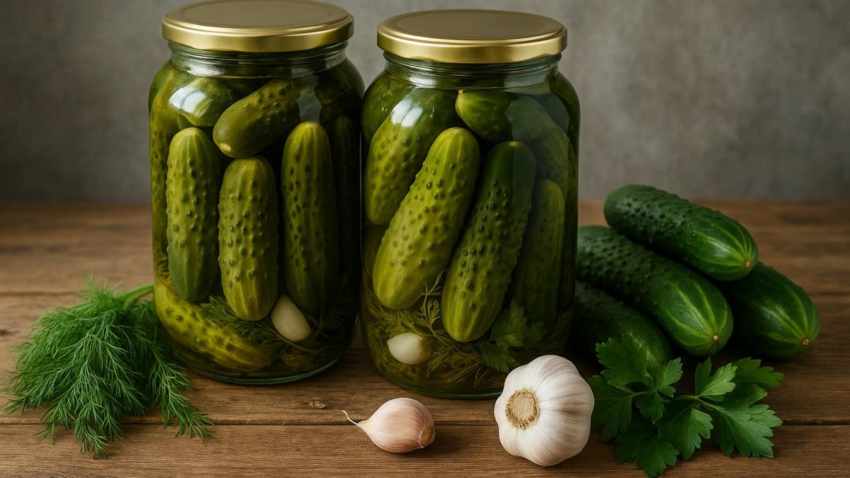 Солёные огурцы