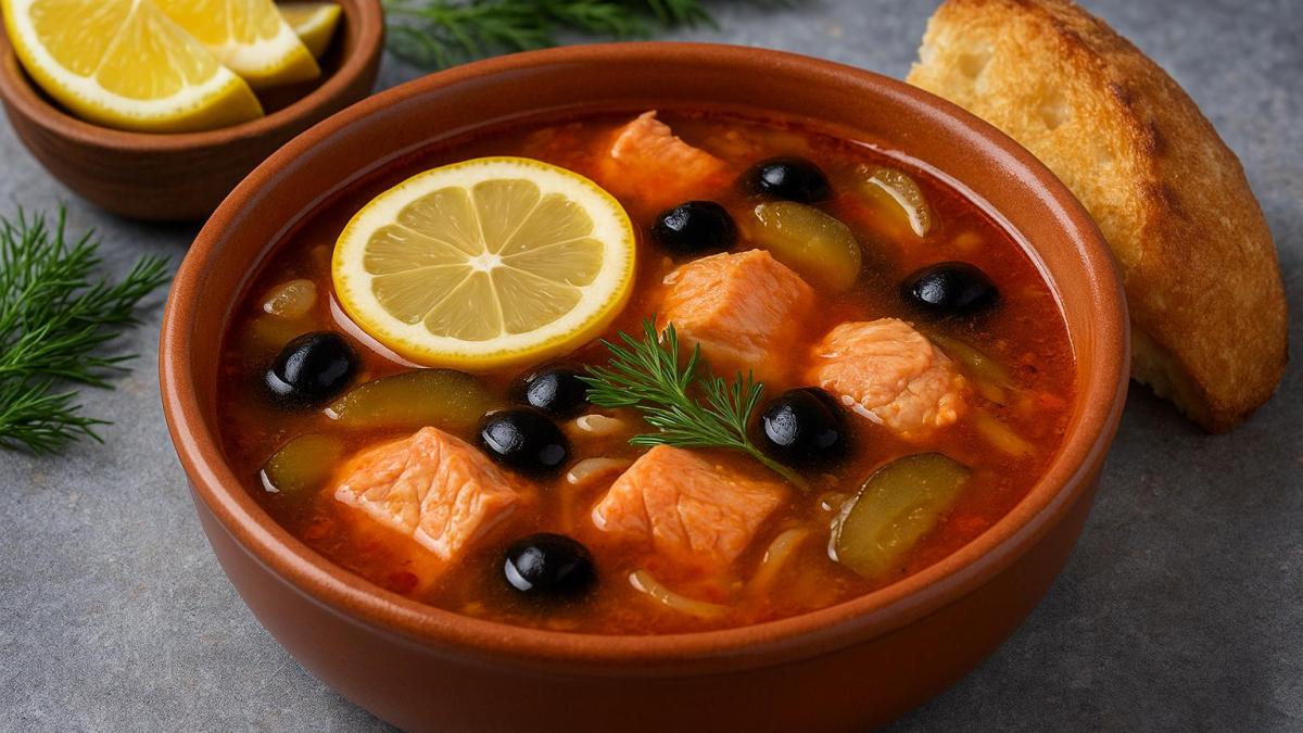 Рыбная солянка по-архангельски