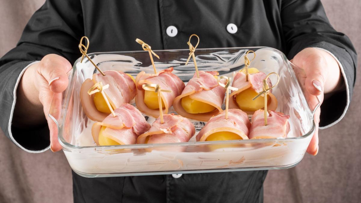 Картошка в беконе