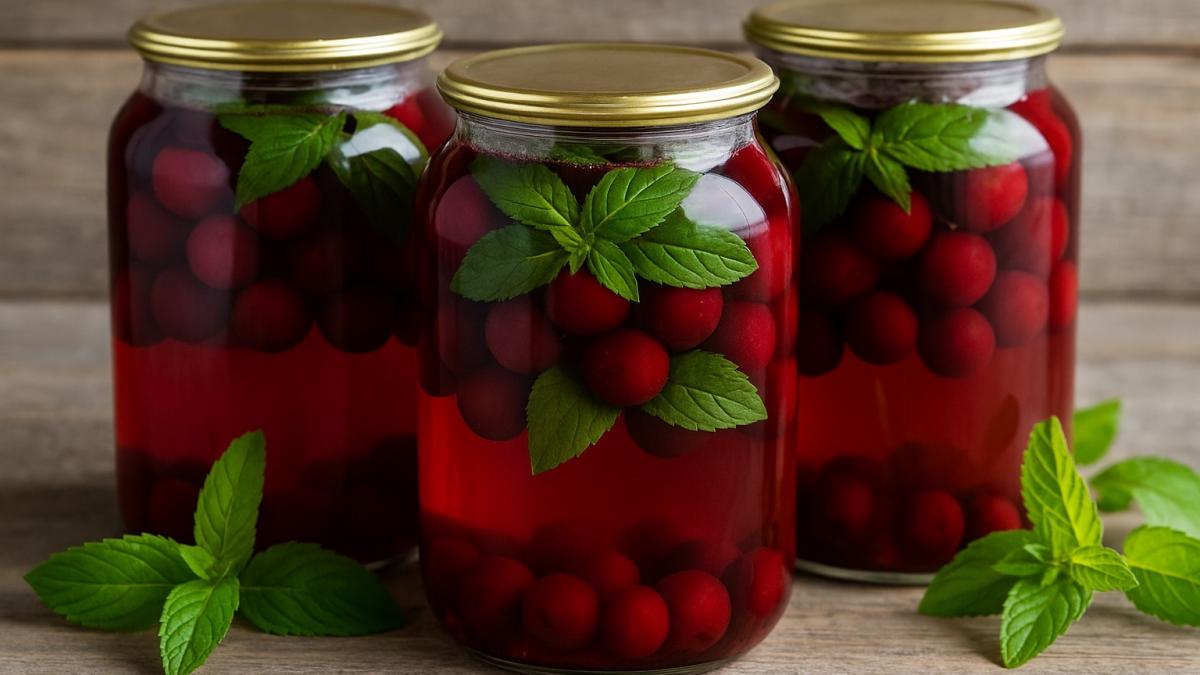 Вишневый компот