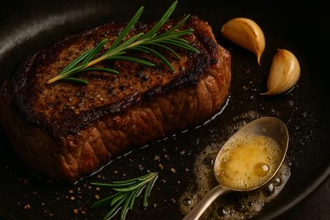 Замена масла на говяжий жир усиливает мясной вкус стейка — кулинары Daily Meal