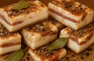 Варка сала в шелухе создаёт эффект лёгкого копчения — кулинары