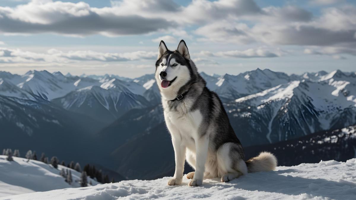 Величественный сибирский хаски