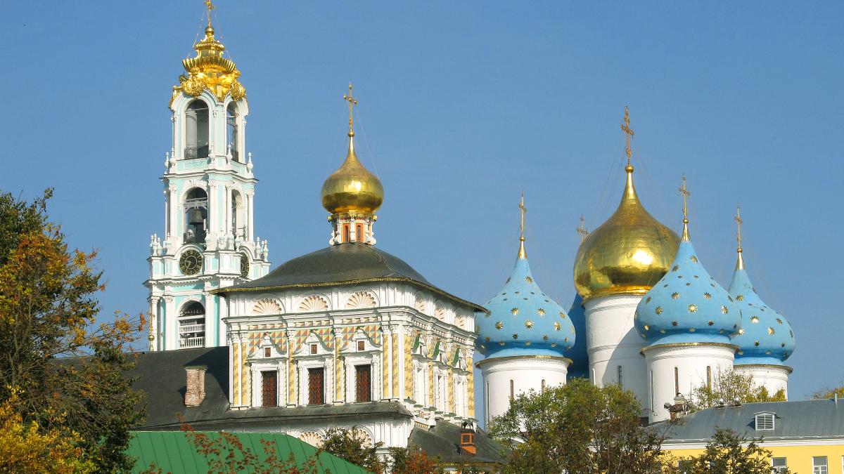 Свято-Троицкая Сергиева лавра Купола Архитектурные детали