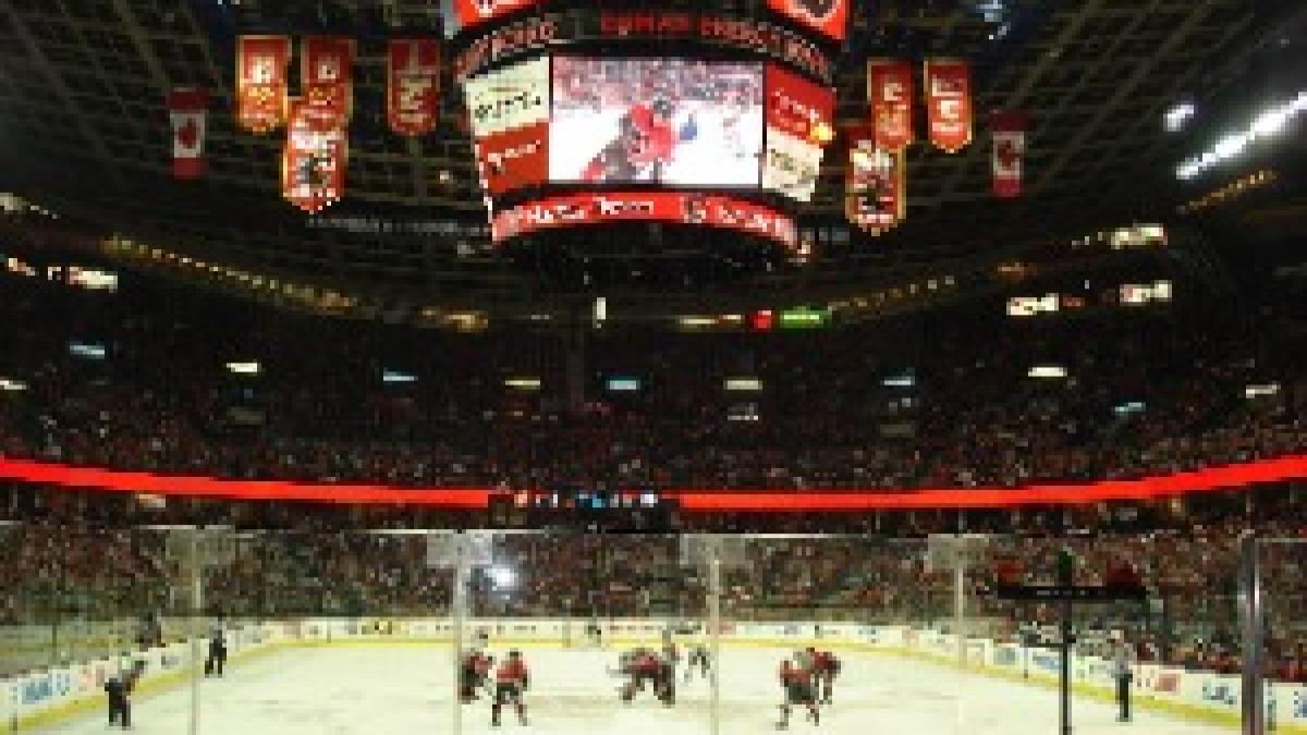 Pengrowth Saddledome NHL game Pengrowth Saddledome NHL game