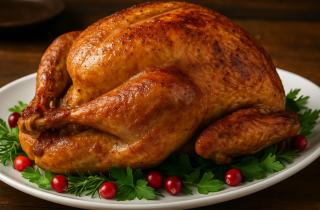 Для сочной индейки повара рекомендуют использовать соляной раствор, рукав и термощуп