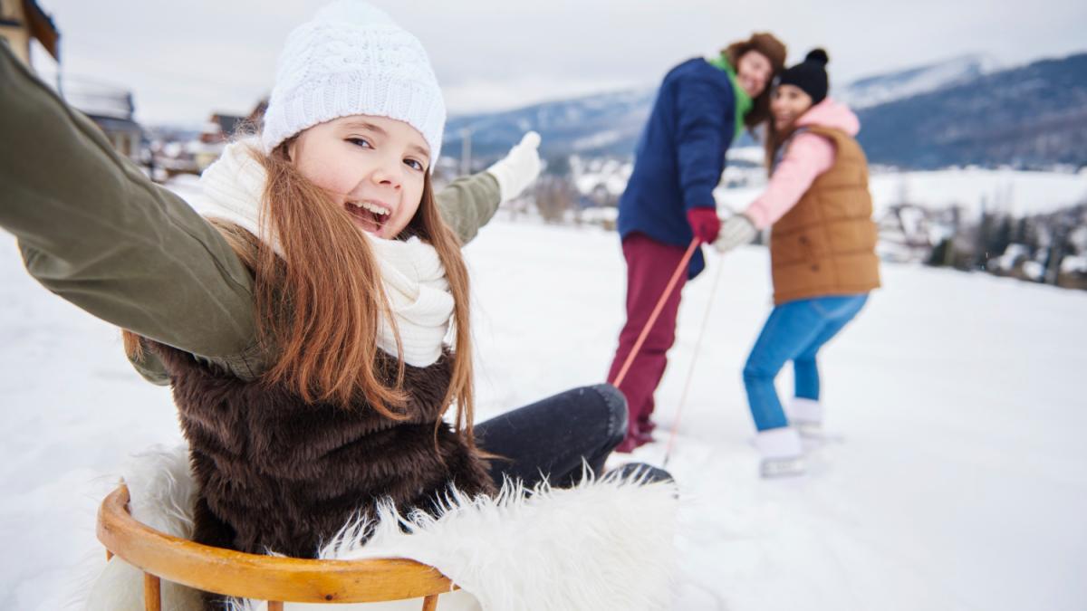 отдых с семьей зимой