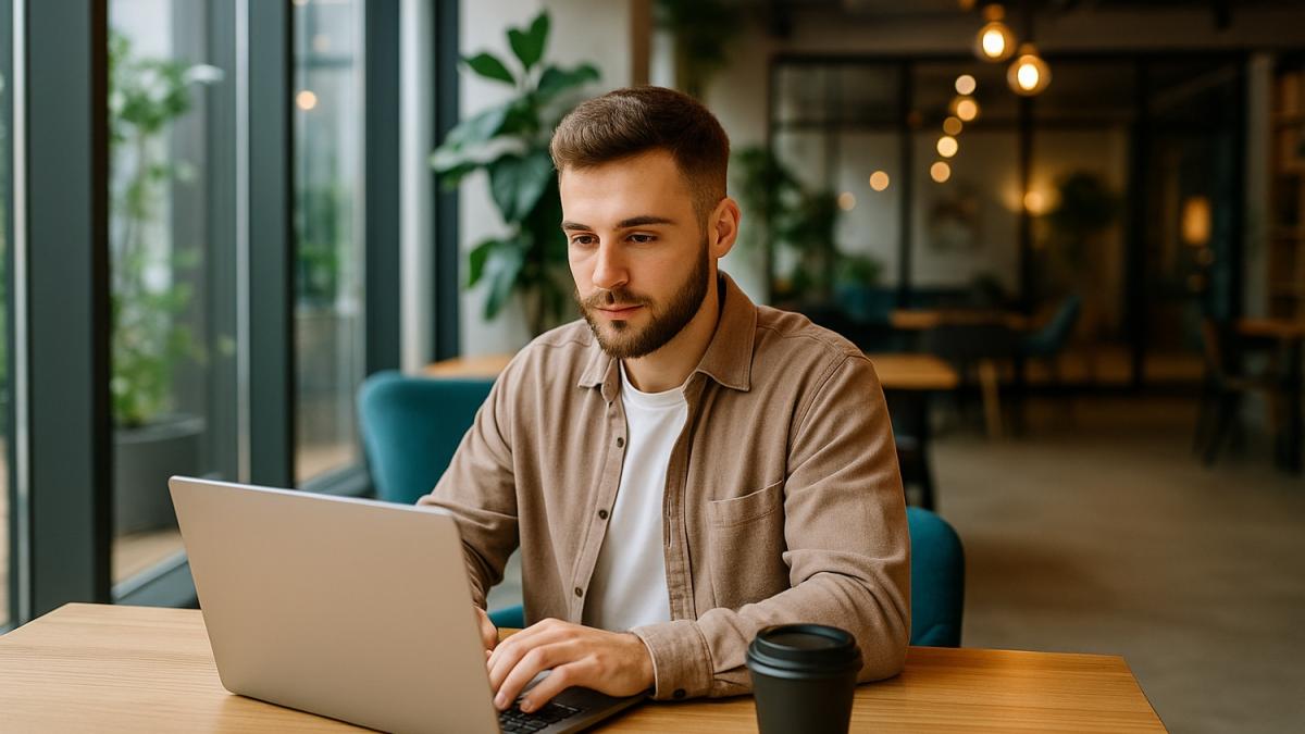 Самозанятый в коворкинге