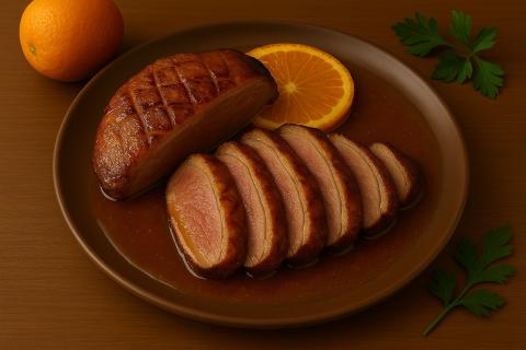Рецепт запеченной утки с яблоками