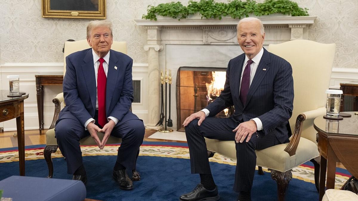 Трамп и Байден Трамп и Байден