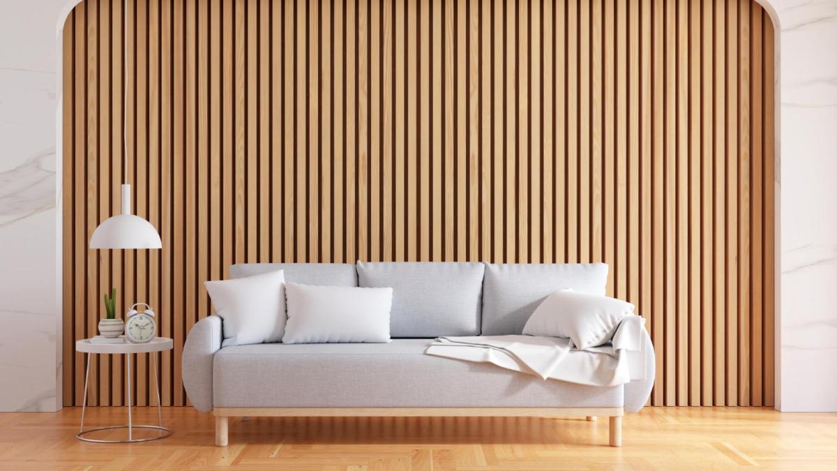 Интерьер с деревянными панелями